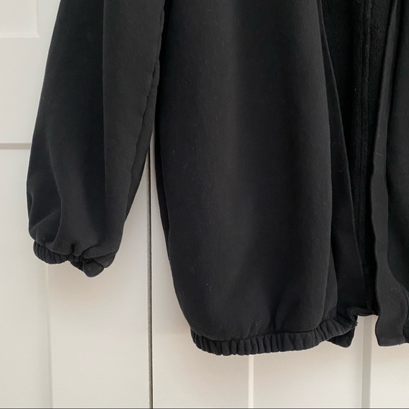 n:PHILANTHROPY Oversized Open Front Sweatshirt Cardigan black size XS - Picture 5 of 12